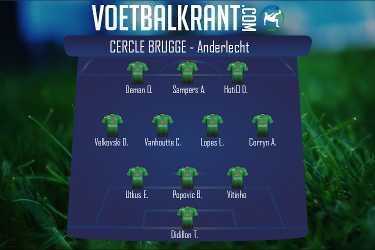 Opstelling Cercle Brugge | Cercle Brugge - Anderlecht (15/08/2021)