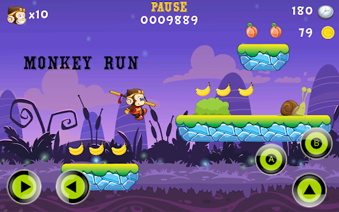 Monkey Jungle Run 1.0 APK + Мод (Бесконечные деньги) за Android