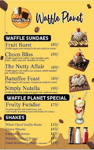 Waffle Planet menu 1