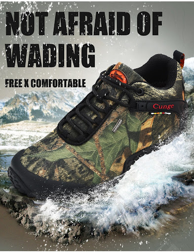 Title 16, Camouflage Outdoor Climbing Boots for Men, Fore...
