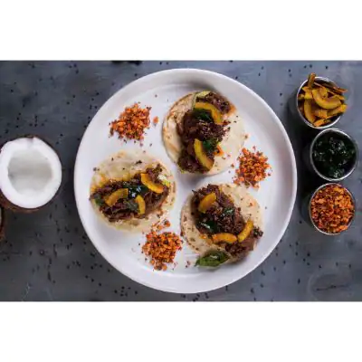 Ghee Roast Chicken Tacos