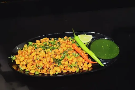 Chatpata Corn And Peanut Chaat