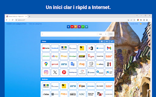 Kadaza - Pàgina d'inici catalana a Internet