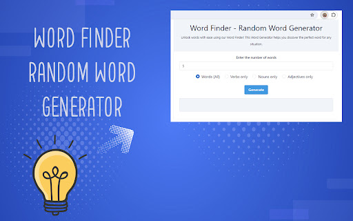 Word Finder - Random Word Generator