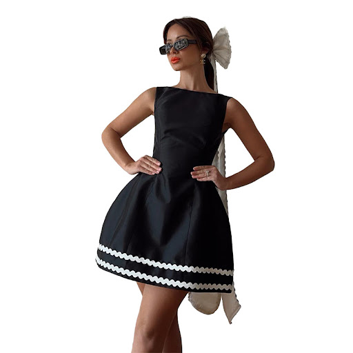 Title 6, Sheath Backless A- Line Dress Women