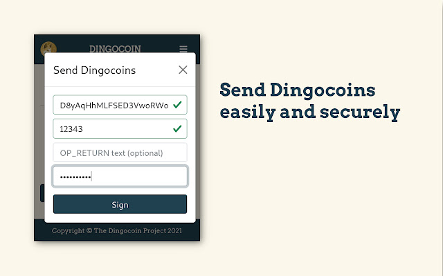 Dingocoin Wallet Preview image 1