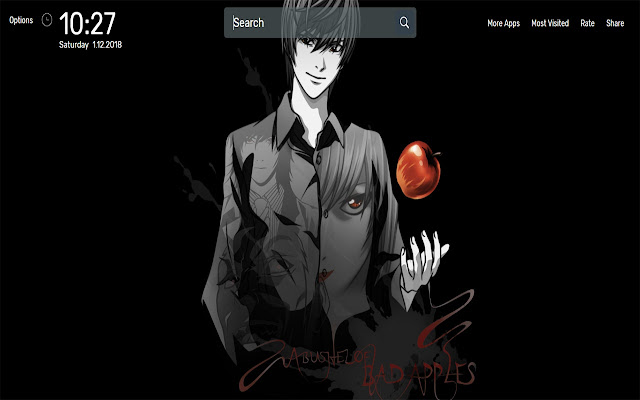 Death Note Wallpapers NewTab Theme