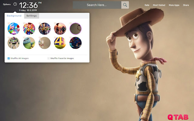 TOY STORY 4 Wallpapers New Tab Theme