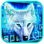 Cover Image of Baixar Blue Night Wolf Keyboard Theme 1.0 APK