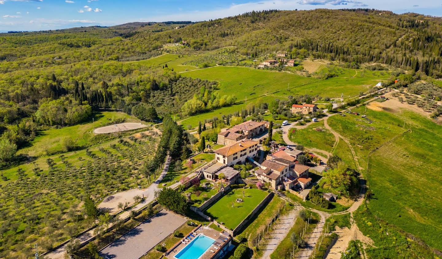 Farm house with garden and pool Castellina in Chianti