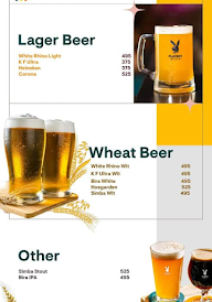 Playboy Beer Garden menu 2