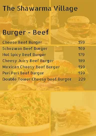 The Shawarma Village menu 3