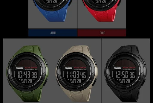 Title 5, Reloj electrónico solar creativo para uso diari...