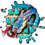 Cover Image of Download Dragon Graffiti Keyboard Theme 1.0 APK