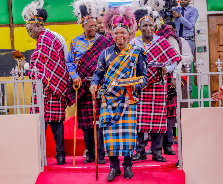 Senate Leadership led by Speaker of the Senate Amason Kingi in Turkana on September 28, 2023.