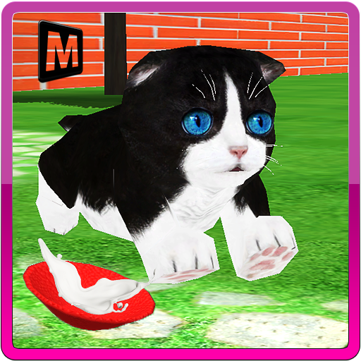 Chat fou chat simulateur 3d icon