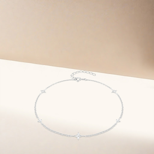 Title 10, Fashion Simple Four Eight-pointed Stars Womens...