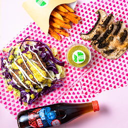 Dark Desire Patty with Vegan Purple Coleslaw (VE, GF)