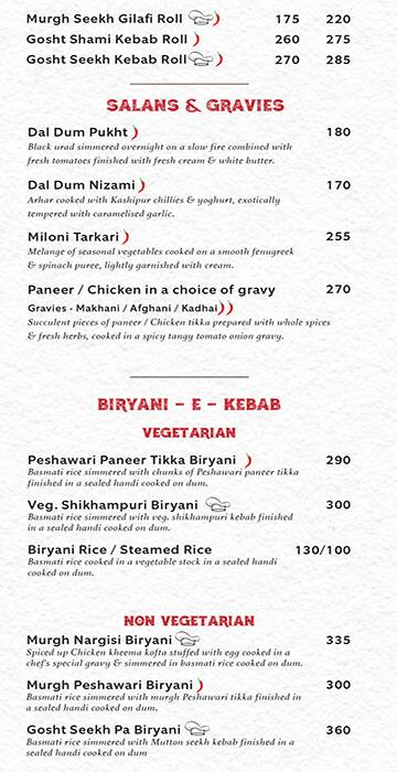 The Kebab Exchange menu 