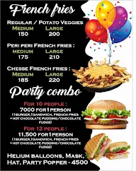 The Party Makers menu 3