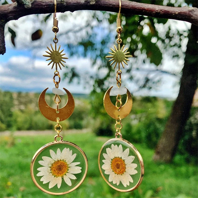 Boucles d'oreilles Bohemia Gave Her Eternal Flower