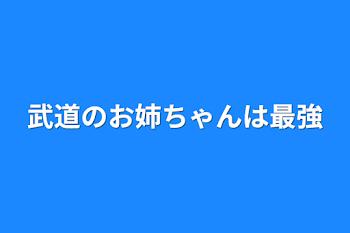 「武道のお姉ちゃんは最強」のメインビジュアル