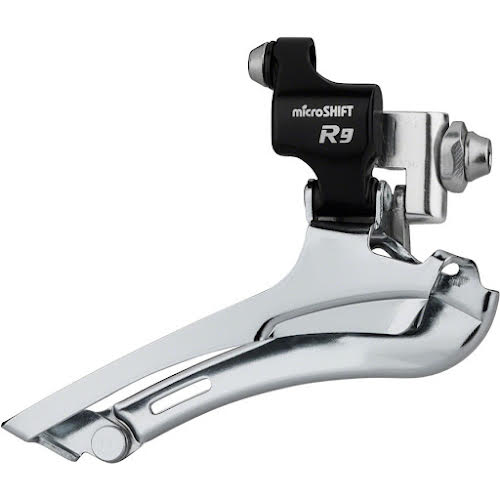 MicroShift R9-F Double Front Derailleur - 9-Speed Double 46-52t Max Braze-On,