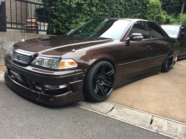 マークIIのマークII・マークIIツアラーV・マークII100・SHOGUNホイール・茶色に関するカスタム事例の投稿画像1枚目