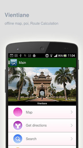 Vientiane Map offline