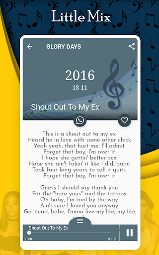 Music Player - Little Mix All Songs Lyrics