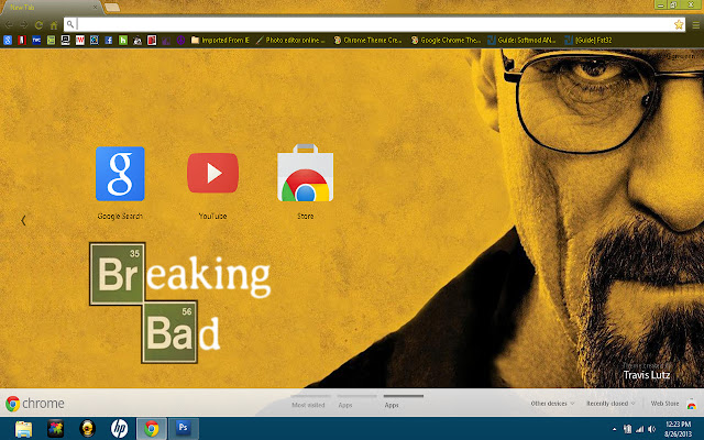 Breaking Bad Theme chrome extension