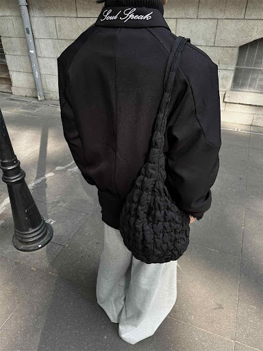 Title 1, Niche Deconstruction Design Padded Shoulder Sho...