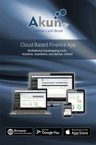 Android application AKUN.biz Online Cash Book screenshort