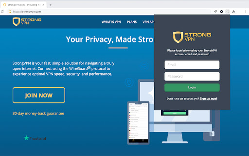 StrongVPN - The Fastest Proxy Extension