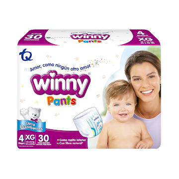 Pañales Winny Pants XG Etapa 4 x 30 und  