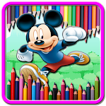 Cover Image of ダウンロード Disney Coloring Book 1.0 APK