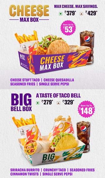 Taco Bell menu 