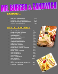 Mr. Burger & Sandwich menu 1