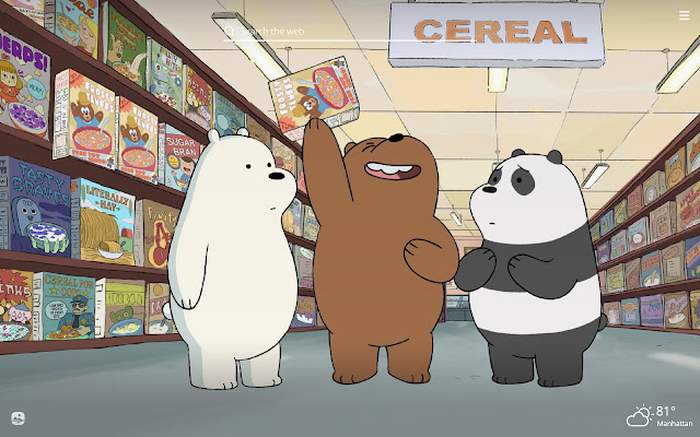 We Bare Bears HD Wallpapers New Tab Theme