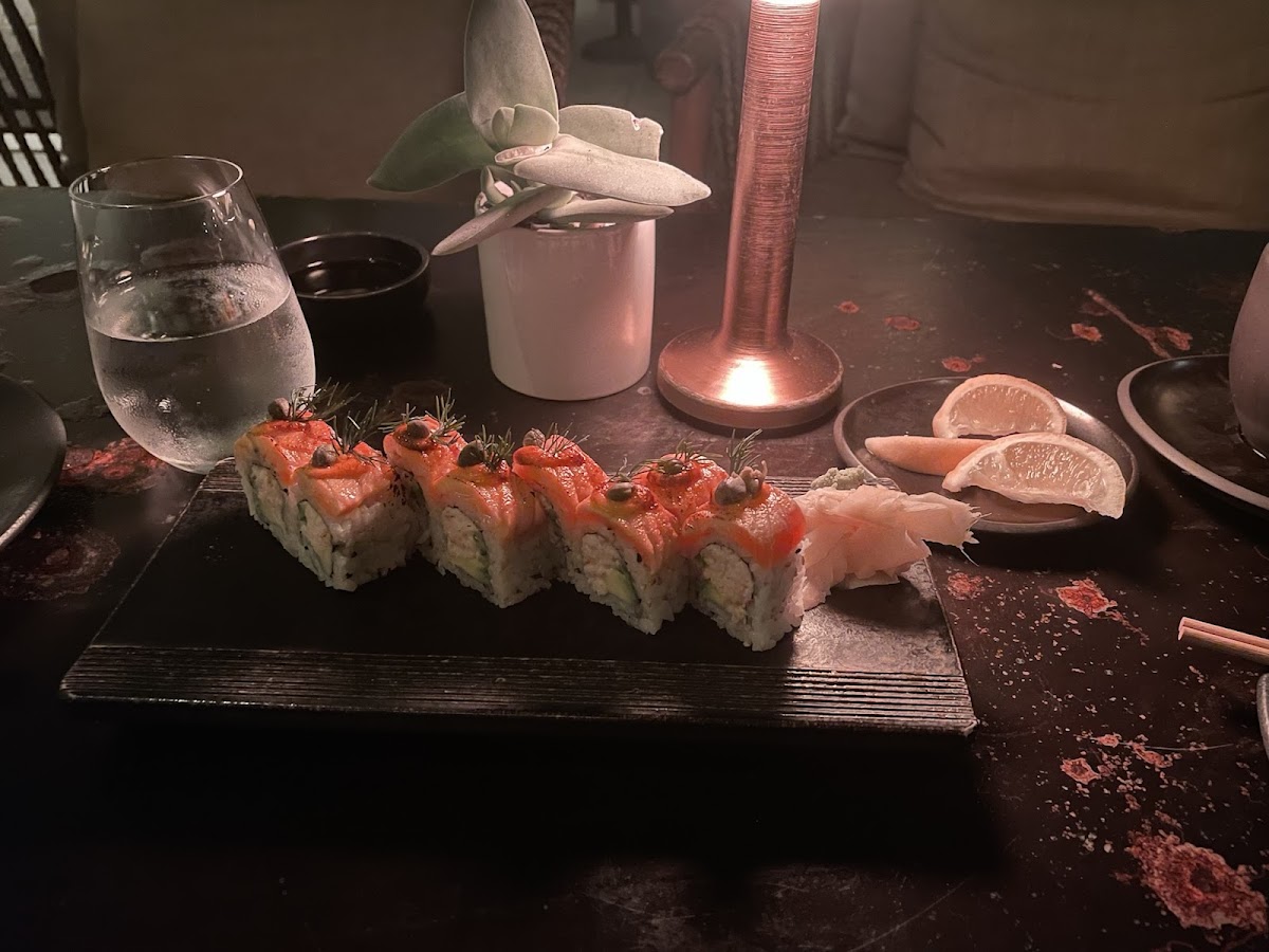 Gluten-Free Sushi at MILA Restaurant, Rooftop Lounge & Mixology Bar