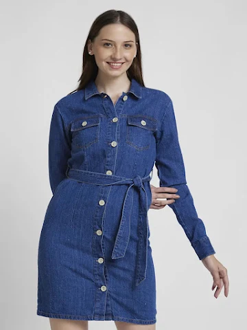 denim dress