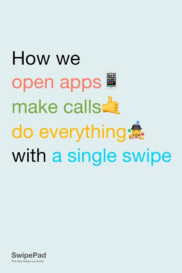    SwipePad - One Swipe Launcher- screenshot  