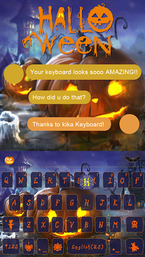 Halloween Emoji Keyboard Theme