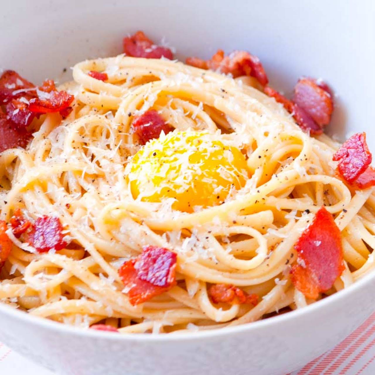 Homemade Pasta Carbonara