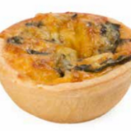 Mini Spinach Quiche (V)