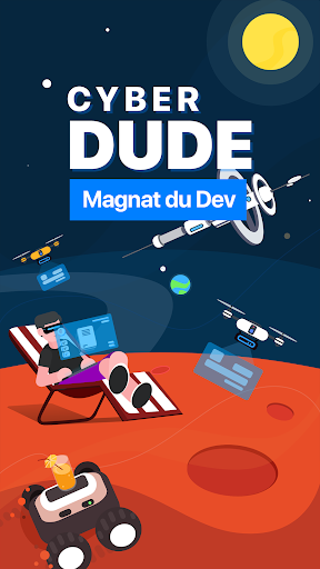 Cyber Dude : Magnat du Dev  APK MOD screenshots 1