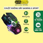 Chuột Máy Tính Gaming Không Dây Sidotech Yindiao S7A Chơi Game Không Độ Trễ Chống Ồn Sạc Pin Led Rgb - Hàng Chính Hãng