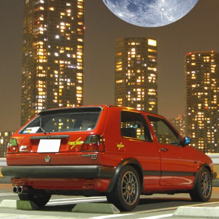 ゴルフ2のドライブに関するカスタム事例の投稿画像1枚目