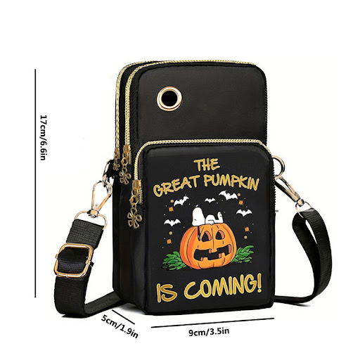 Title 1, Halloween Pumpkin Pattern Phone Bag Coin Wallet...