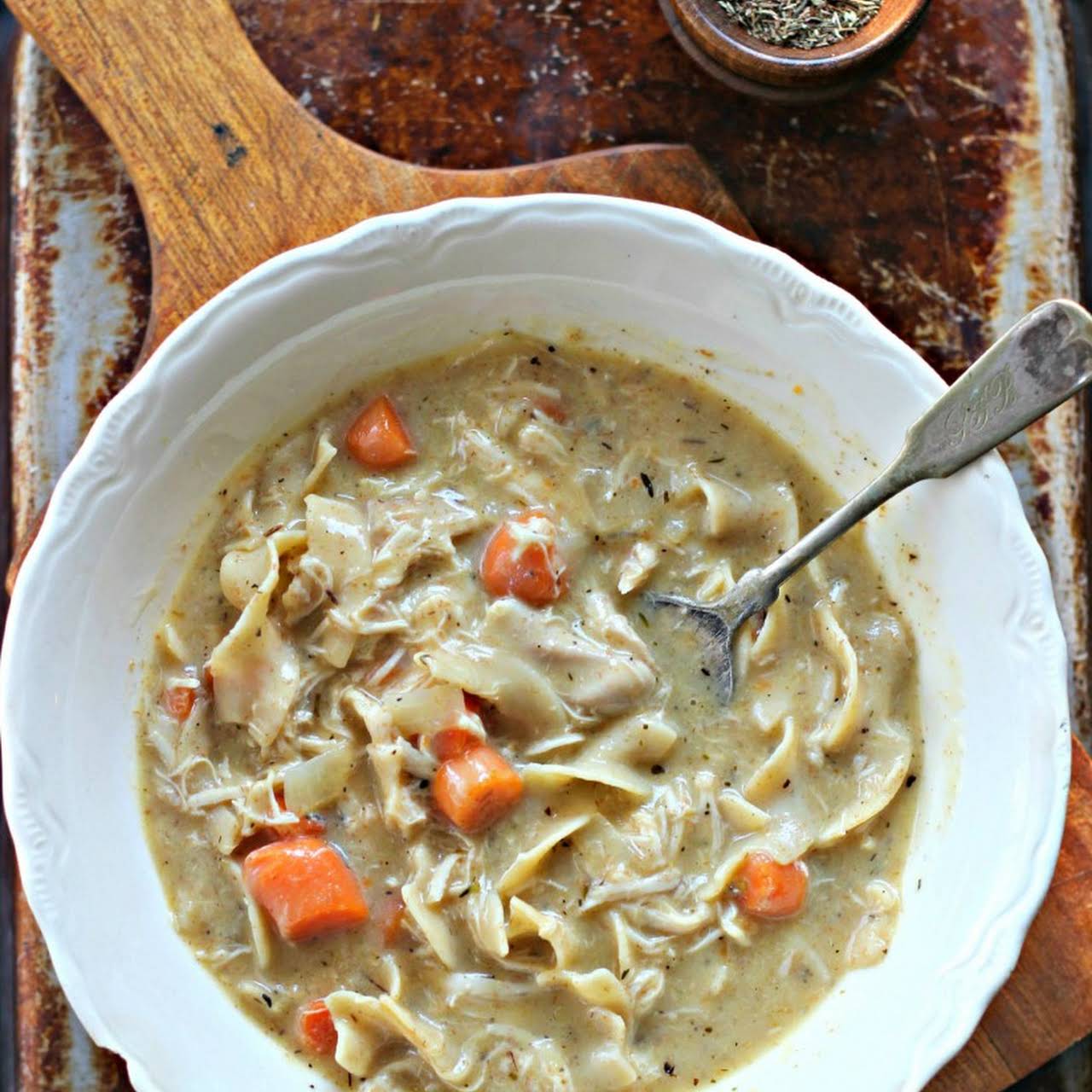 Creamy Chicken Noodle Soup